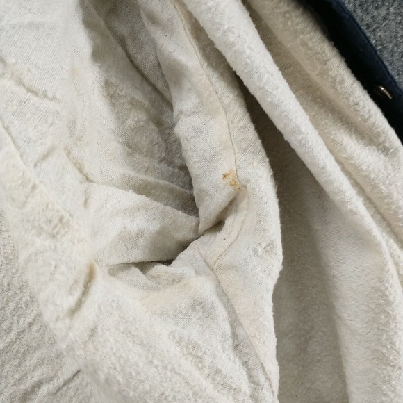 Velva Sheen Bell Telephone Men's Jacket Blue Medium Lined Snap Closure Vintage - Picture 7 of 16